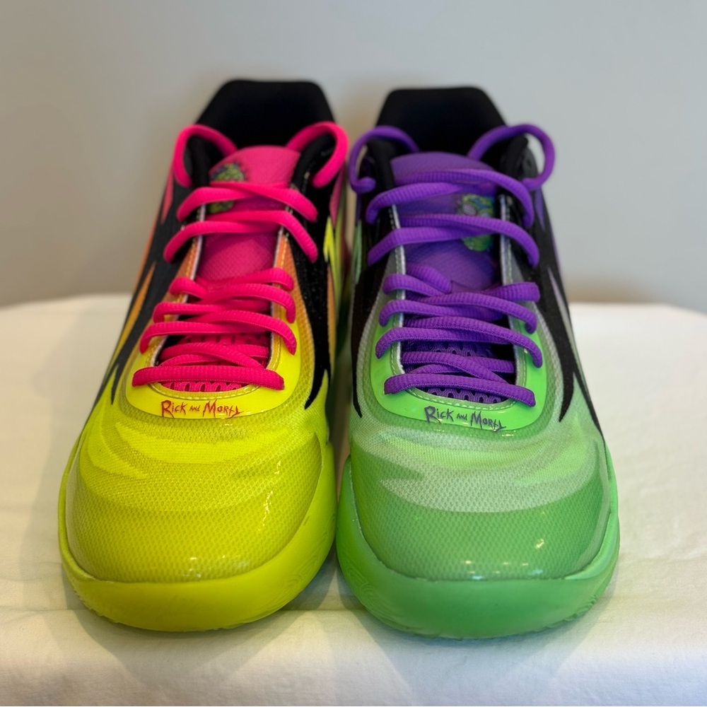 PUMA Rick and Morty MB.02 Basketball Shoes, Size 10.5